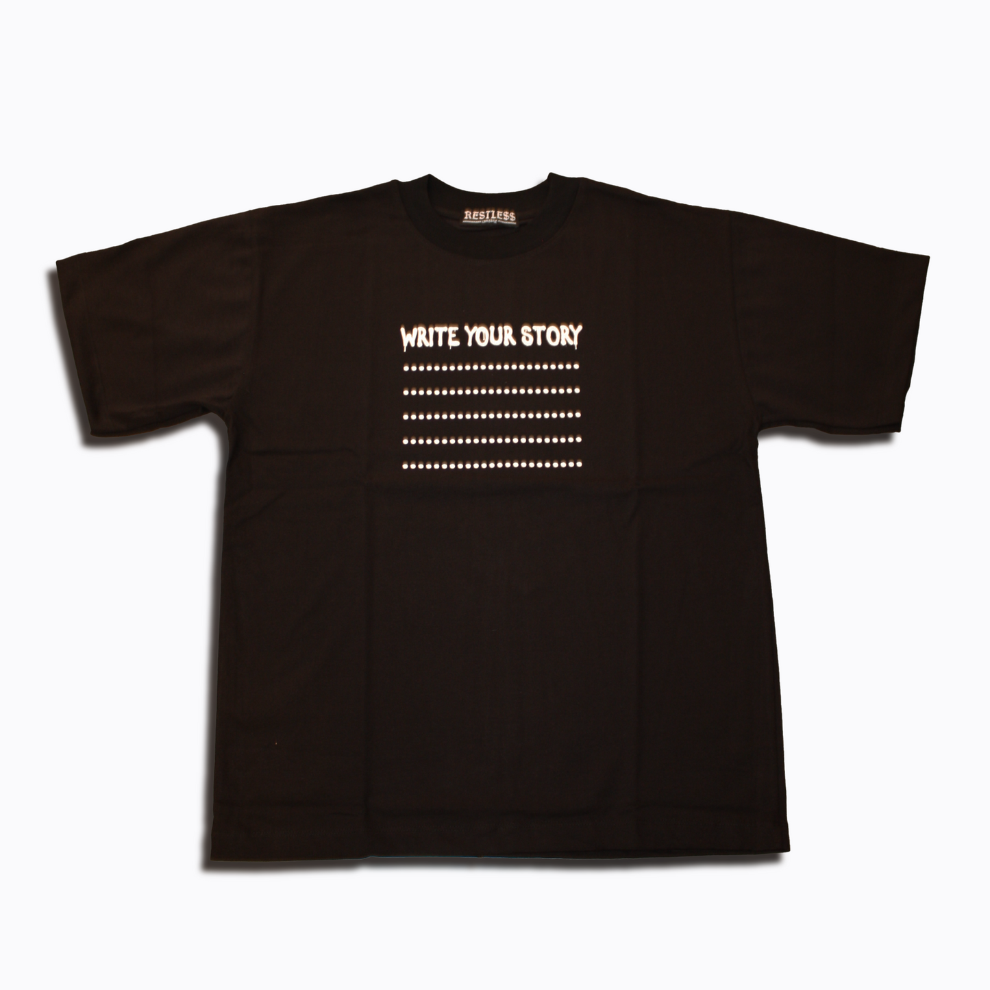 WRITE YOUR STORY BLACK T-SHIRT