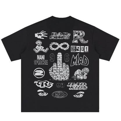 BLACK TEE BADKIDS2