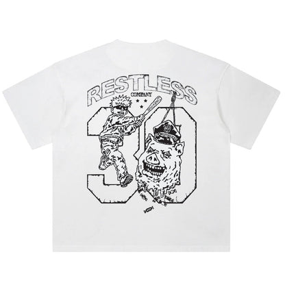WHITE  TEE BADKIDS2