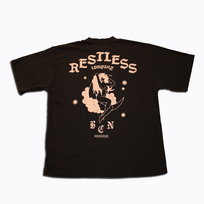 RESTLESS BLACK T-SHIRT